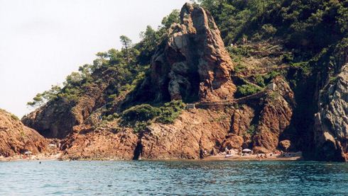 plage aiguille theoule